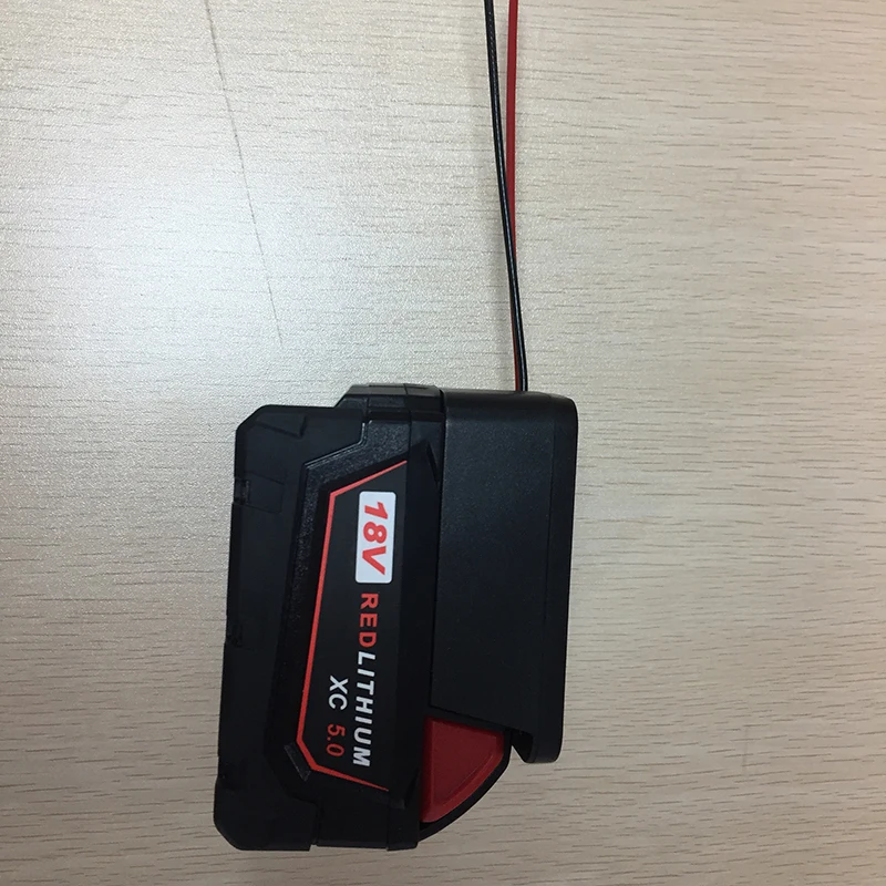 Разъем питания док станции 18 в для аккумулятора Milwaukee адаптер сделай сам