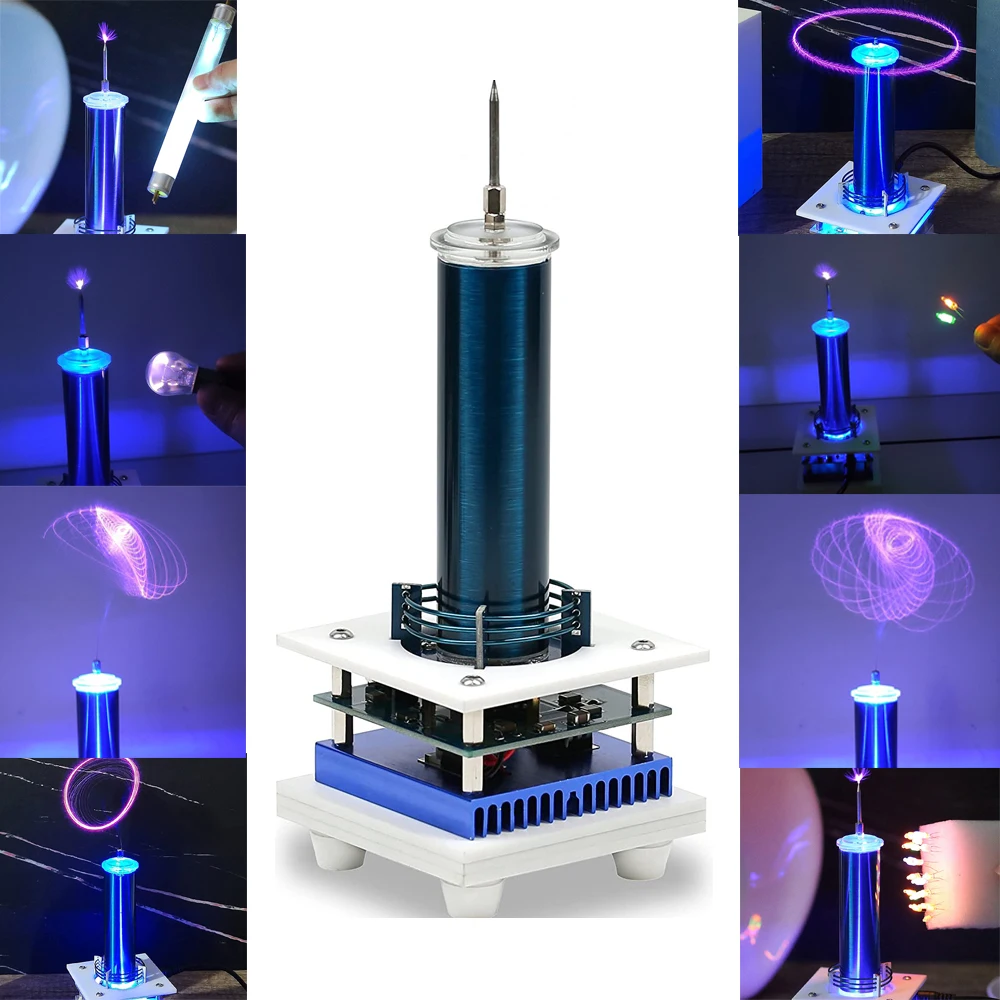 1 Music Tesla Coil Arc Plasma Loudspeaker Wireless Transmission Experiment Desktop Toy Model YS16