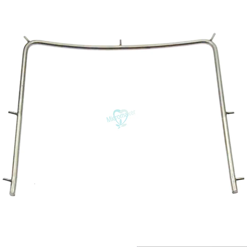 10 см стоматологическая резиновая рамка из нержавеющей стали инструмент для