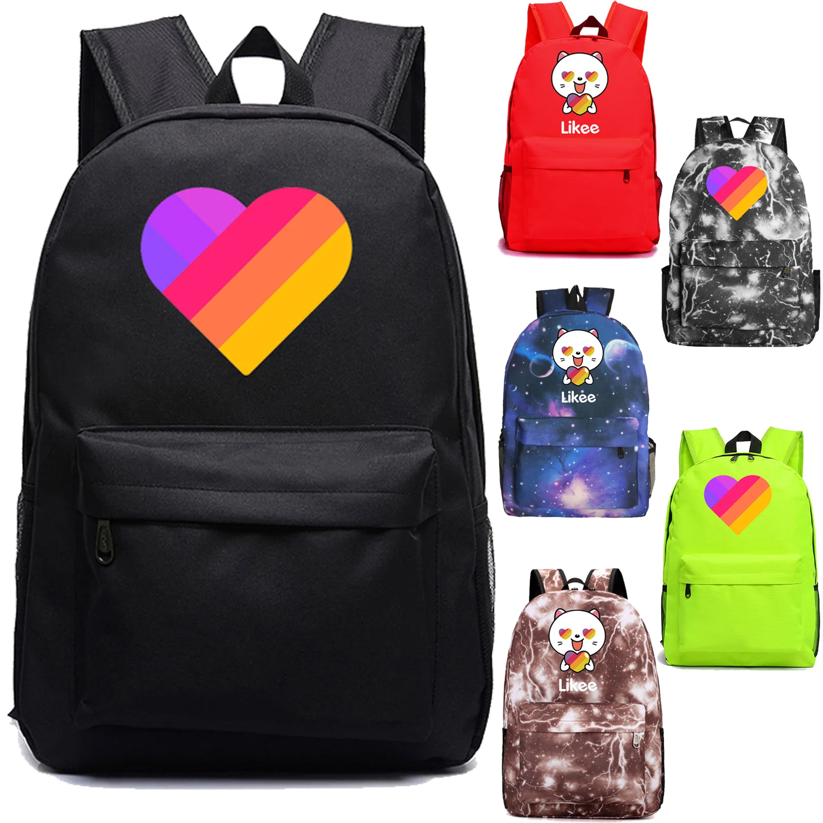 LIKEE школьные сумки для девочек подростков Likee школьный ранец дорожный рюкзак