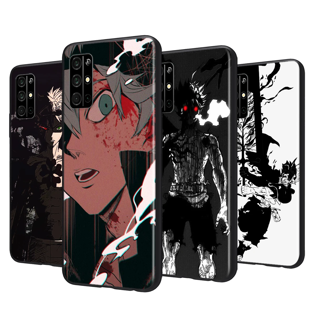 

Soft Silicone Cover Anime Black Clover For Honor 50 X20 SE V30 30 30S Magic 3 Play 5 5T Pro Plus 5G Black Phone Case