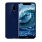 Мобильный телефон Nokia 5.1Plus мобильный телефон, восемь ядер, 5,86 дюйма, LTE, 13 МП, сканер отпечатка пальца, две Sim-карты