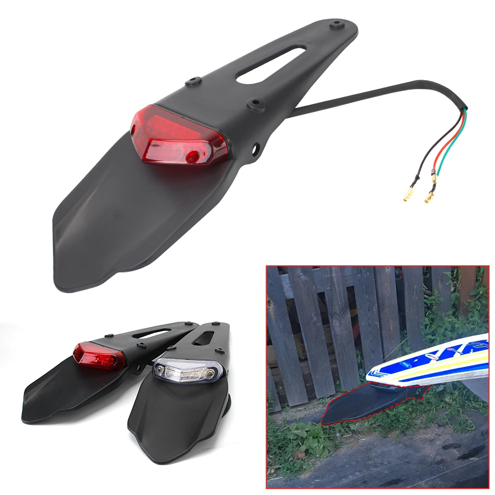

For XR250 XR400 XR650 WR250F WR450F CRF250X CRF450X CRF Rear Fender Brake Stop Taillight Motorcycle LED Tail Light 12V