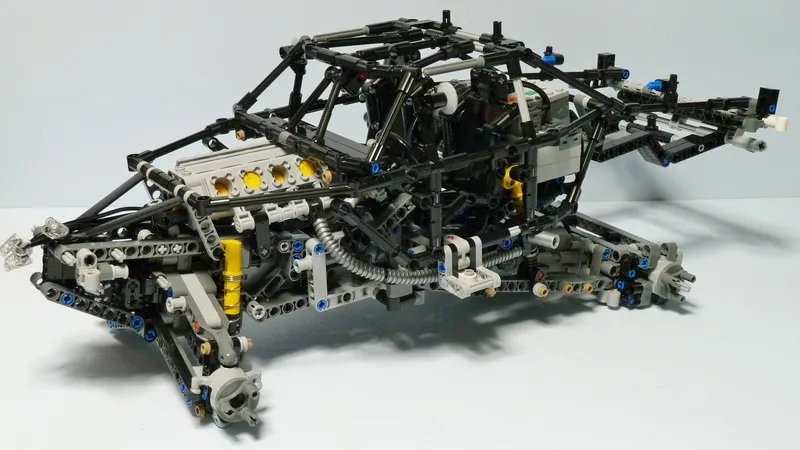 BuildMOC 2314 шт. Technic MOC серия SUV автомобиль пикап кирпичи для тележки 3662 Модели Строительные наборы Блоки Игрушки для мальчиков подарок