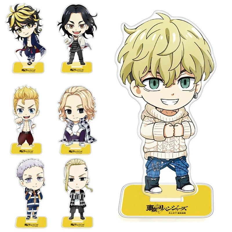 

Коллекция 2021, фигурки из аниме «Токийский призрак», косплей, акриловые подставки Manjiro Ken Takemichi Hinata atсуши, модельная тарелка, поклонники, Подар...