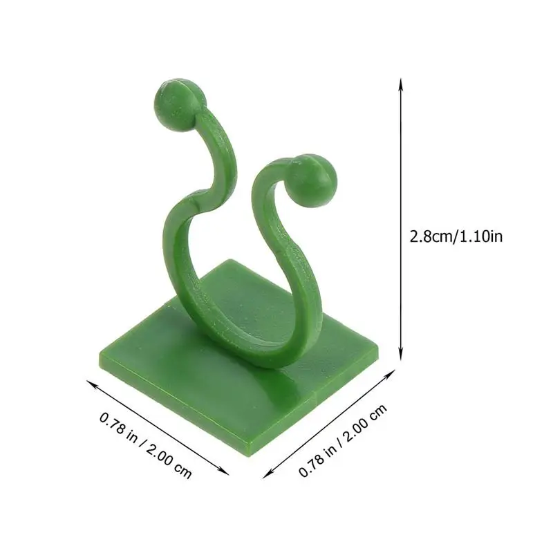 

80Pcs Plant Climbing Wall Fixture Clips Wall Vines Fixture Wall Sticky Hooks