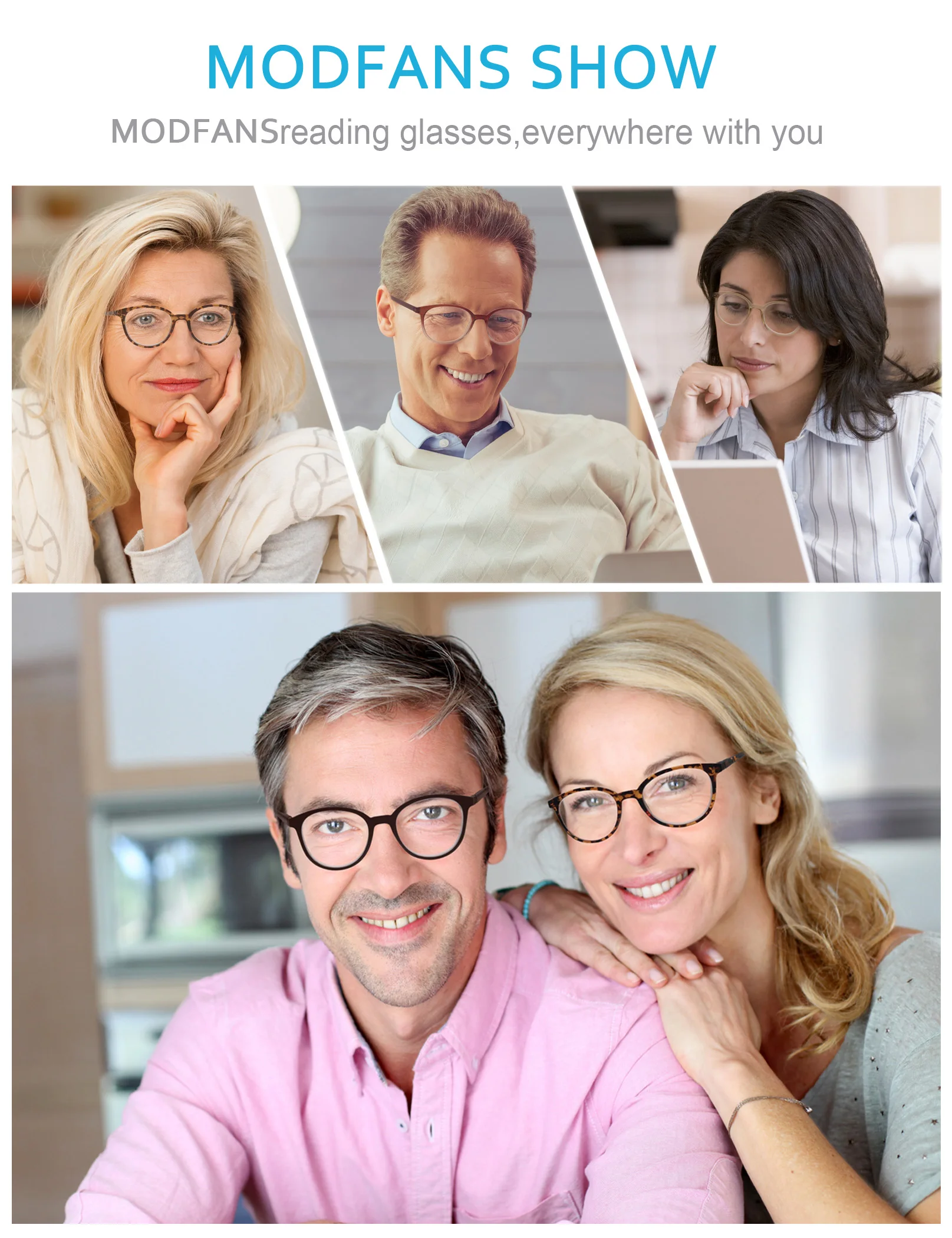 

Women Reading Glasses Round Oversized Unbreakble Glasses For Women Reading Computer Readers Frame Flexble Plastic