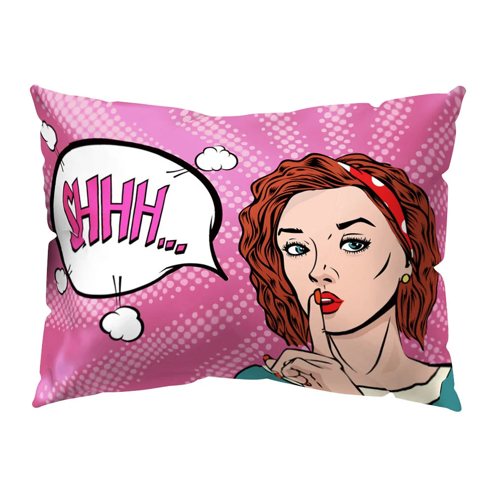 Креативный квадратный чехол для подушки с красивым принтом постельные