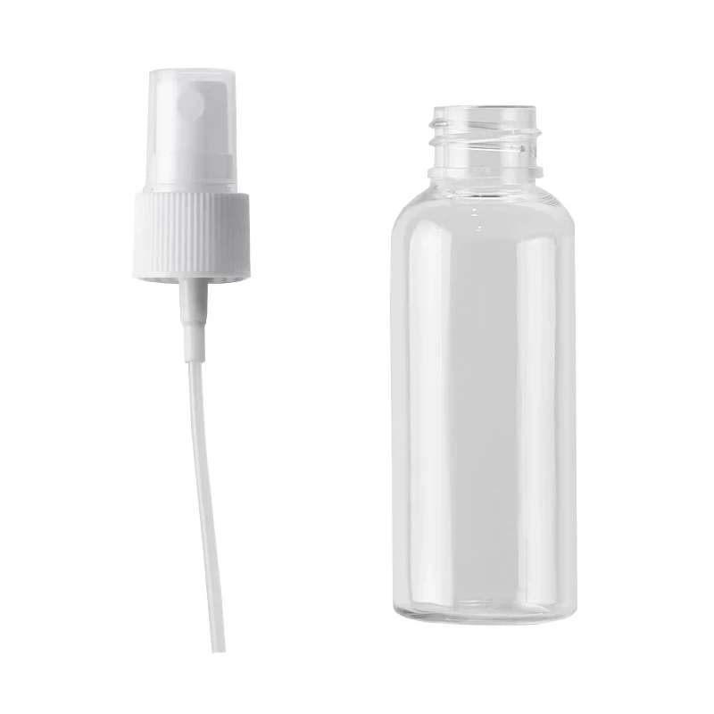 200pcs 2oz 60ml PET Clear Refillable Plastic Mist Perfume Spray Bottle with Sprayer Pump | Красота и здоровье