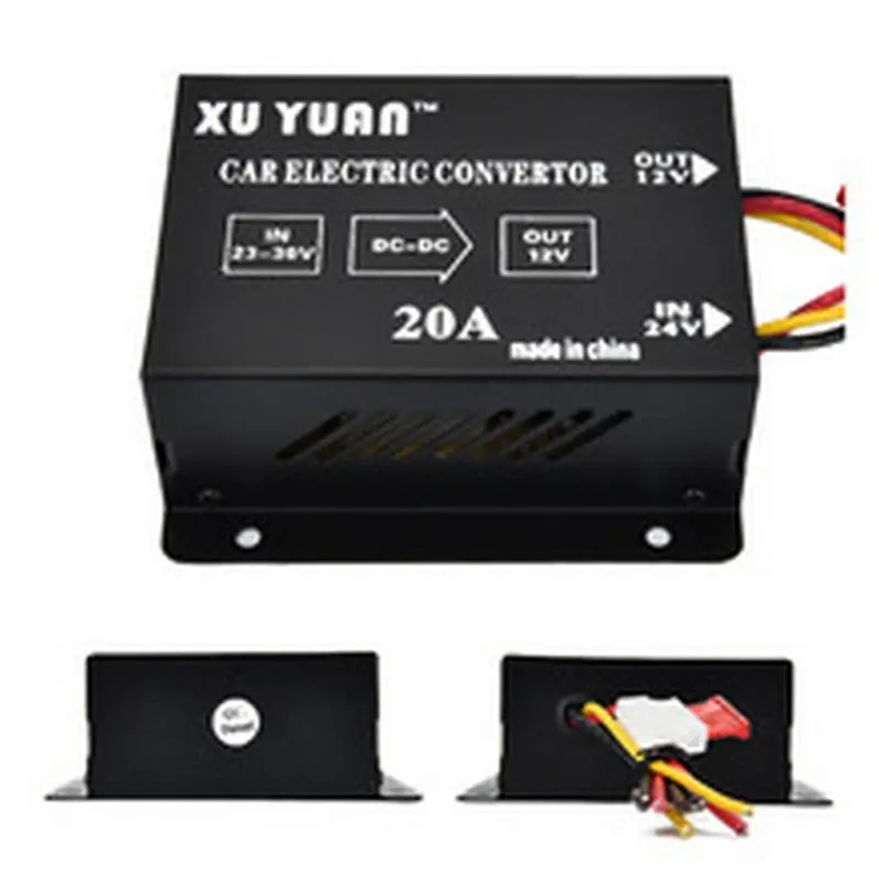 Автомобильный преобразователь напряжения инвертор 24 Вольт - 12 10 20 30 45 60 Ампер