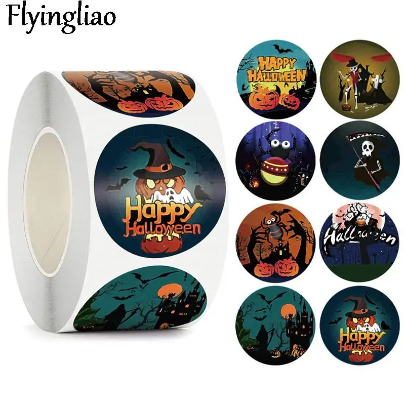 

100-500pcs Christmas 1 inch Anime Children Scrapbooking Stickers Waterproof PVC Skateboard Guitar Suitcase Sticker Kids