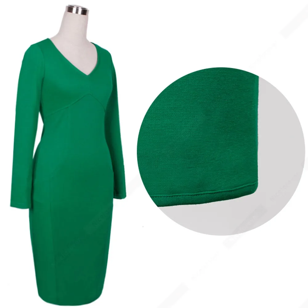 Retro Sexy V-Neck Elegant bodycon dress Brief Charming Bar Party Hot pencil Dress H446 | Женская одежда