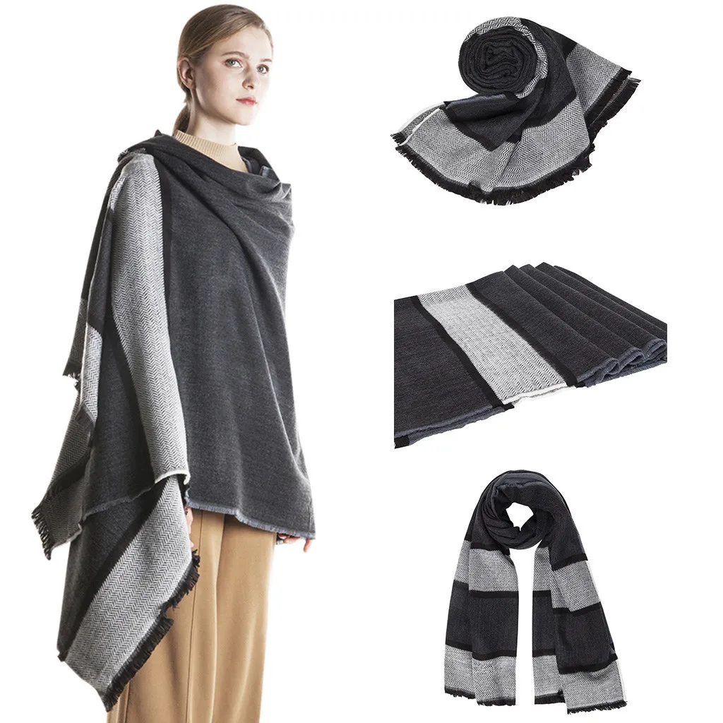 &amp Дизайнерский зимний шарф шаль хлопковая и льняная мягкая пляжная