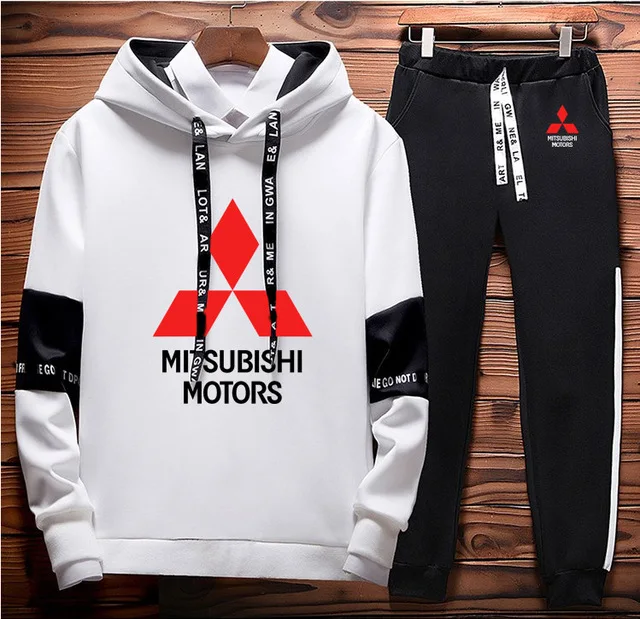 Толстовка мужская Mitsubishi с логотипом автомобиля толстовка унисекс капюшоном и