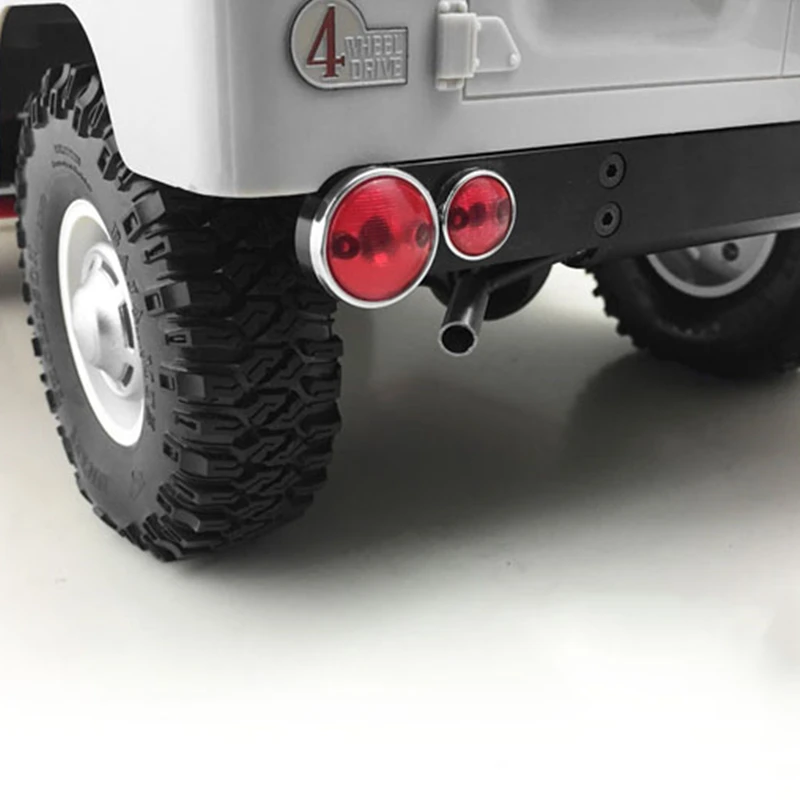 Металлическая выхлопная труба RC-4WD Gelande 2 1/10 G2 Cruiser/FJ40 Rc | Игрушки и хобби