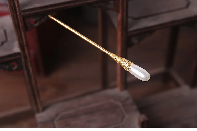 Классический китайский стиль Cheongsam Hanfu Kanzashi Классическая шпилька перламутровая палочка для волос повседневный головной убор для девочек-подростков древнее украшение