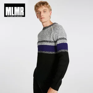 Зимний свитер в полоску с высоким воротником Jack Jones  218425506