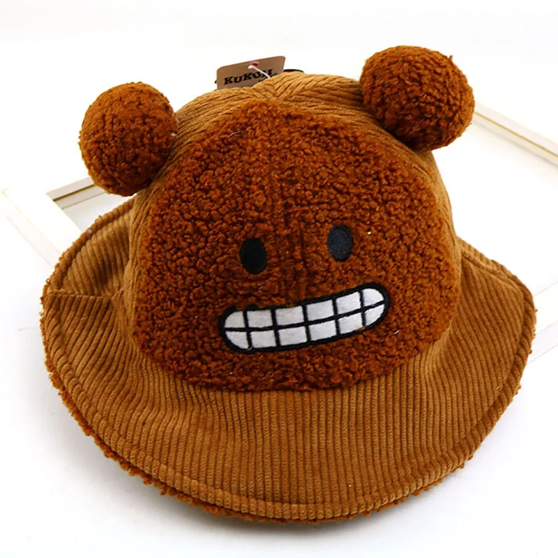 

Cartoon Fashion Baby Hat Autumn Cotton Baby Sun Hats Unisex Spring Bucket Cap Children Accessories Children Caps