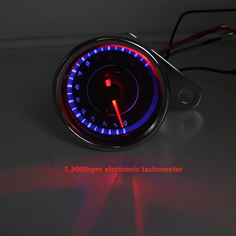Электронный Тахометр спидометр для приборной панели мотоцикла 12 В цифровой