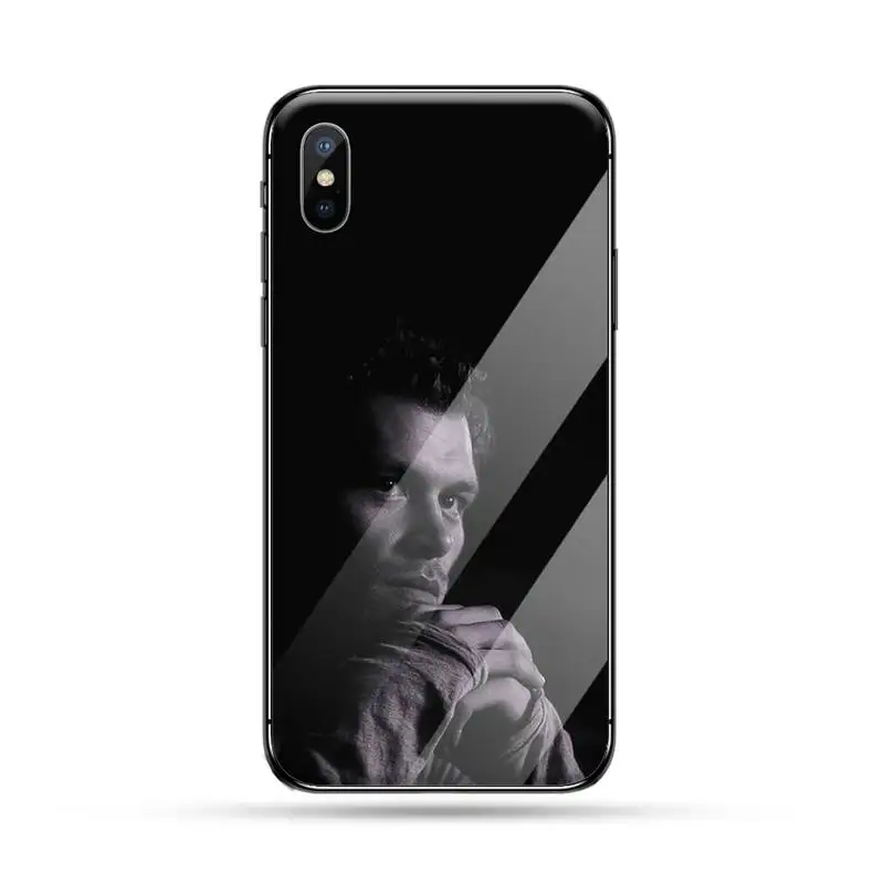 

Klaus Mikaelson Vampire Diaries tv show protective Phone Case Tempered glass For iphone 5C 6 6S 7 8 plus X XS XR 11 PRO MAX