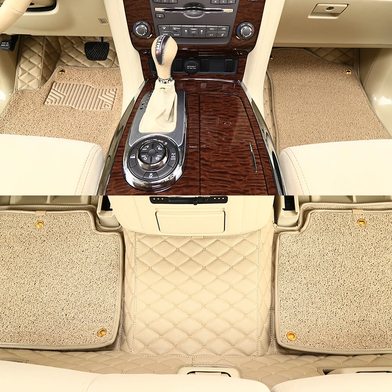 E Beige Silk Coil Boost автомобильные коврики для Toyota Corolla Rumion Axio Fielder, водонепроницаемые, с добавлением шелковой катушки, автомобильные подушечки для ног - Название цвета: E Beige Silk Coil