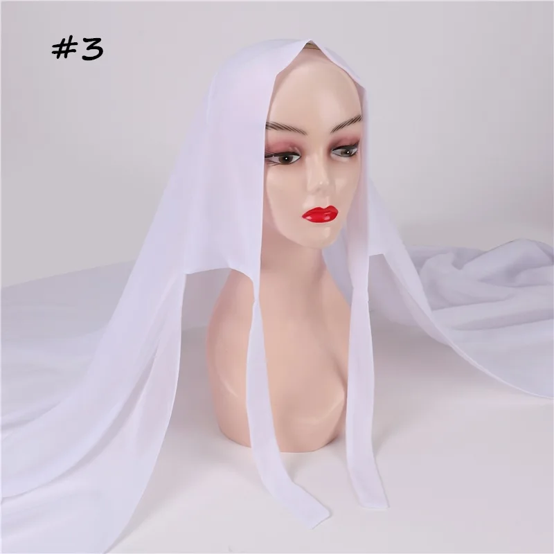 Женская внутренняя повязка на голову для шарфа эластичный хиджаб в стиле тюрбана