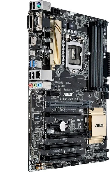  Asus B150-PRO D3     LGA 1151 DDR3 B150 SATA3 USB3.0   ATX   