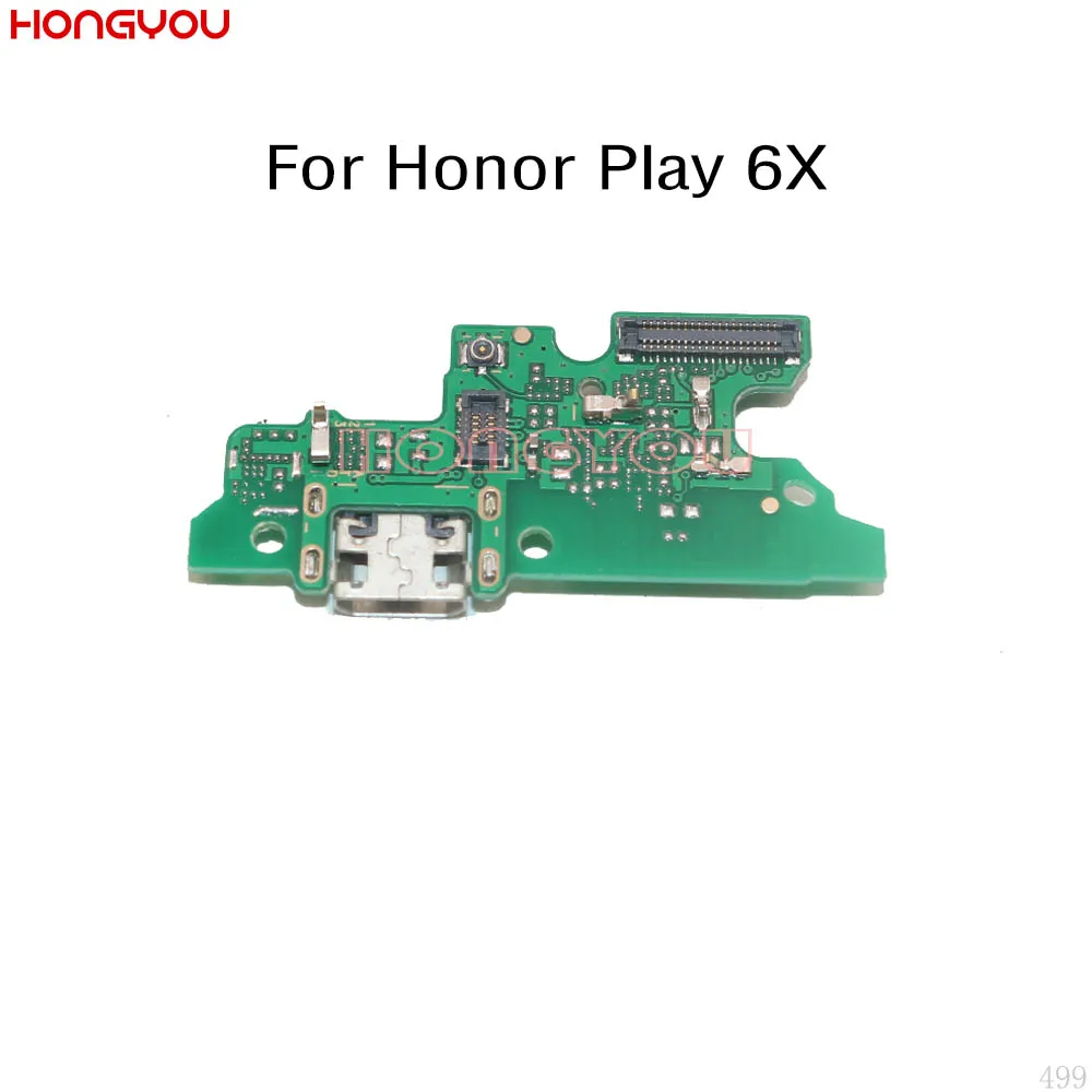 10 шт./лот для Huawei Honor Play 6X BLN-AL10 USB зарядная док-плата зарядный штекер гнездо разъем