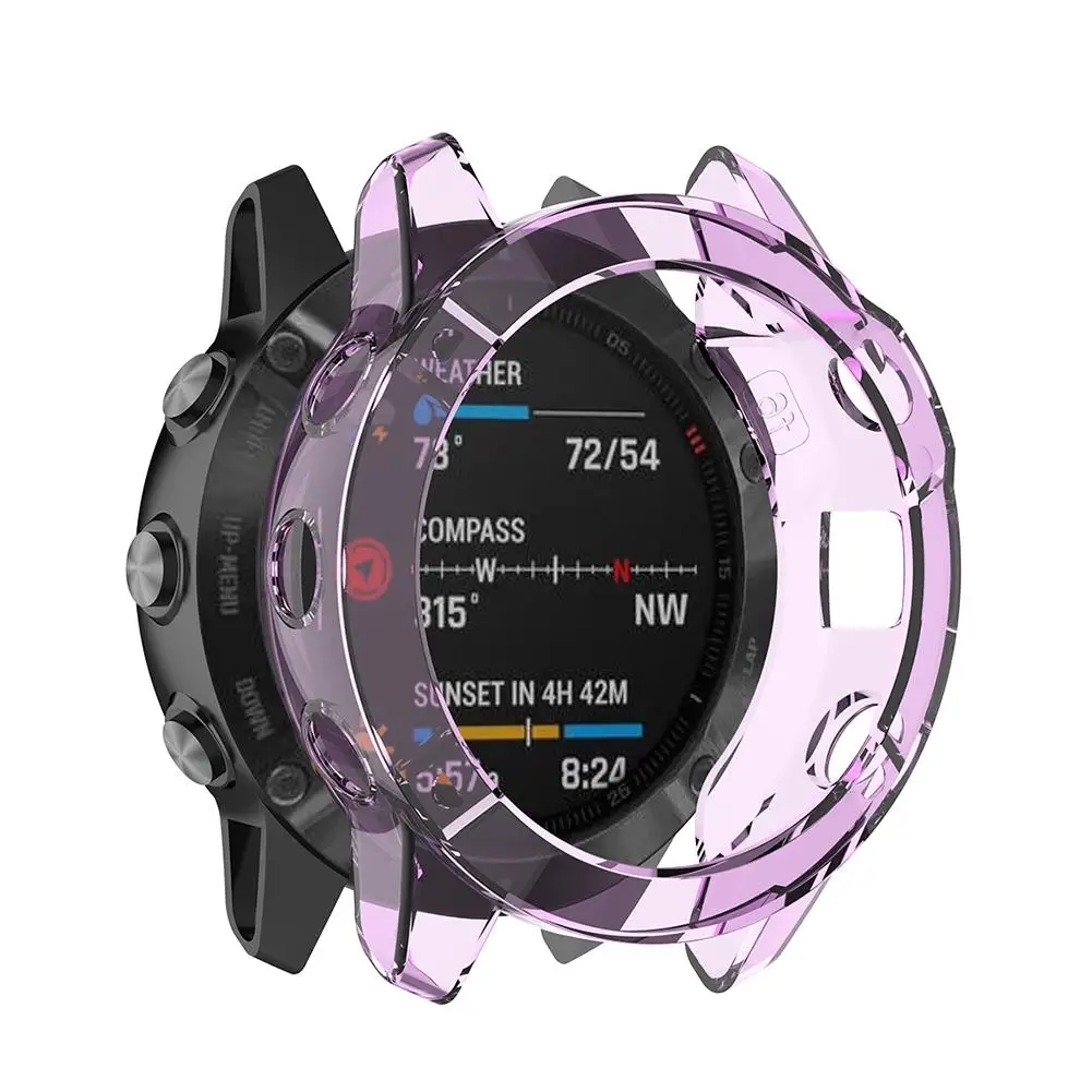 Ультратонкий Мягкий ТПУ защитный чехол для Garmin Fenix 6 Fenix6 умных часов Силиконовый
