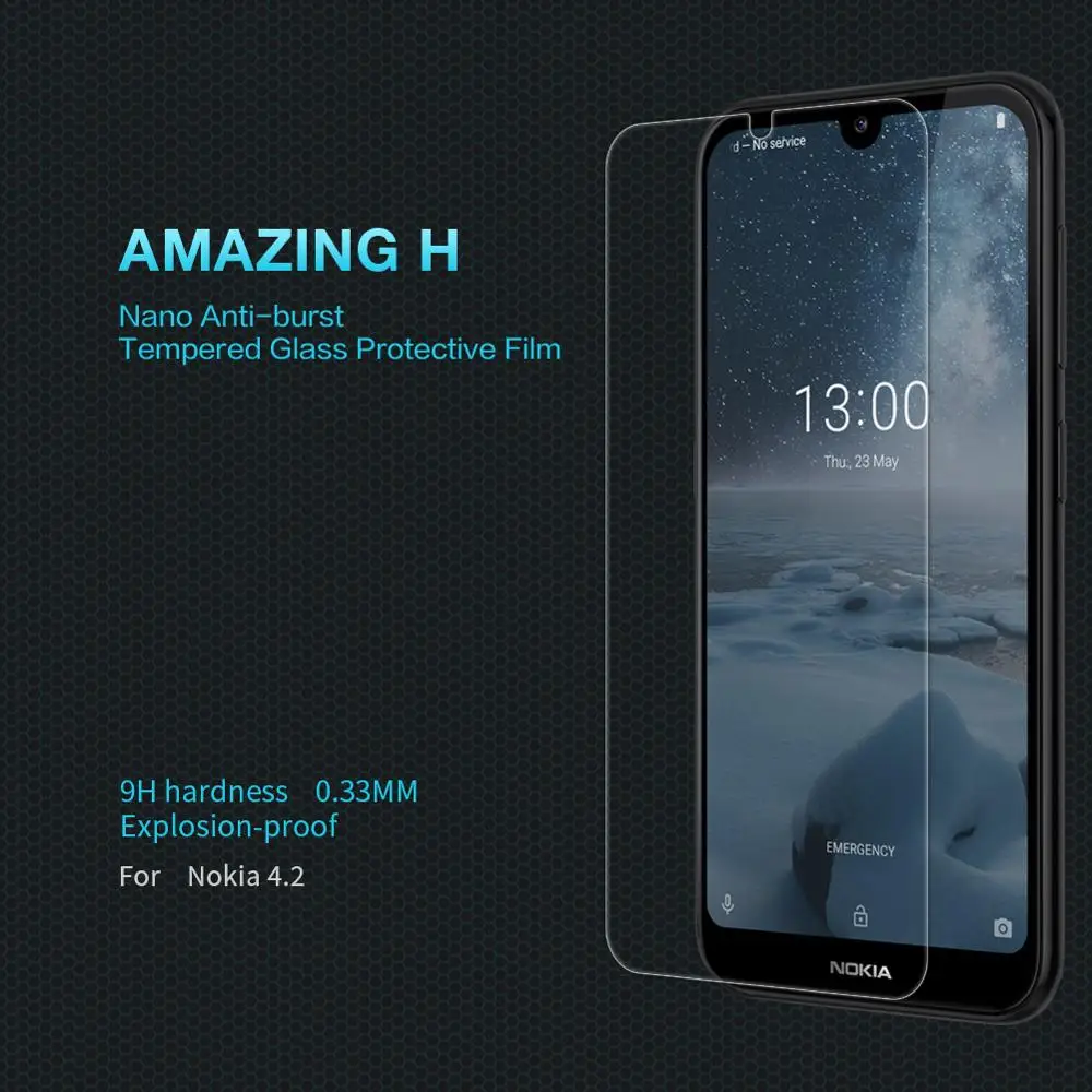 Для Nokia 4 2 закаленное стекло Nillkin Amazing 9H Высокая твердость 0 33 мм защита для экрана