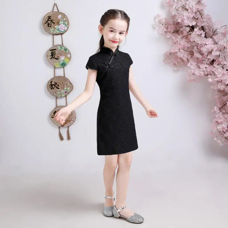 

2020 Chinese Qipao Style Little Princess Baby Gift Girl Kid Cheongsam Chinese Qipao Kids Summer Cheongsam Cheongsam For Kids