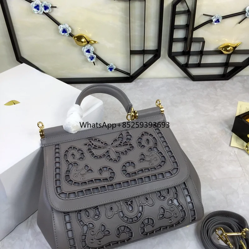 

2021 г., Высококачественная кожаная Дизайнерская Женская Портативная сумка на плечо с вырезами и узором поверхности, дизайнерская сумка