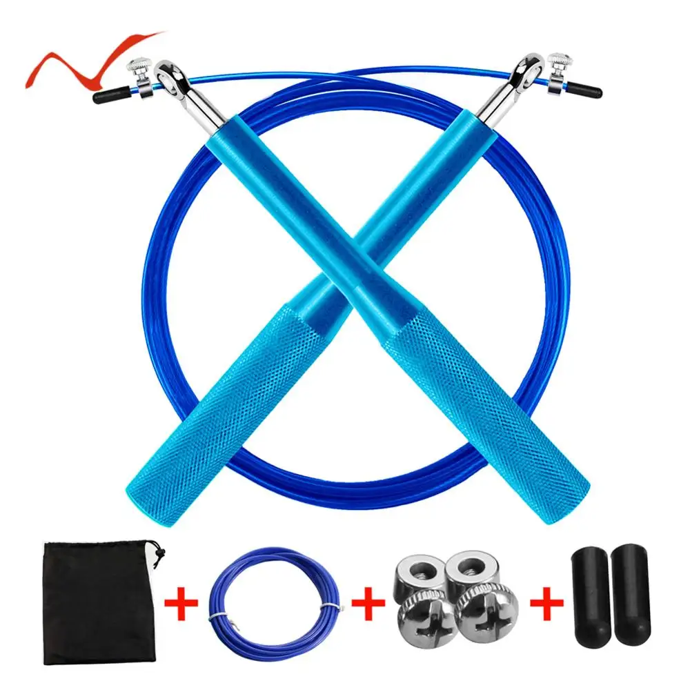 Скакалка для кроссфита с металлическими шариковыми подшипниками фитнеса