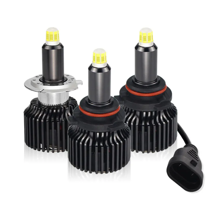 Автомобильные фары 9006 Светодиодная лампа 360 14000LM 12V Kit 6000K H1 H7 H8 H11 дальний/ближний