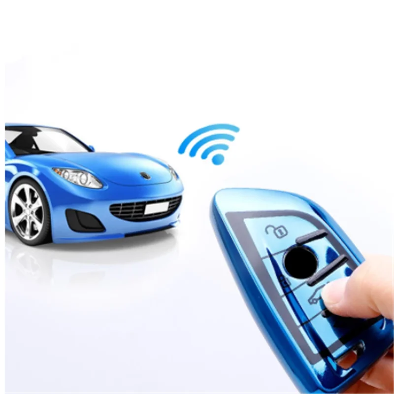

TPU Car Key Case For BMW X1 X5 X6 F15 F16 F48 BMW 1/2 Series Auto Car Key Shell Case Cover Holder Key Shell Protector Key Case
