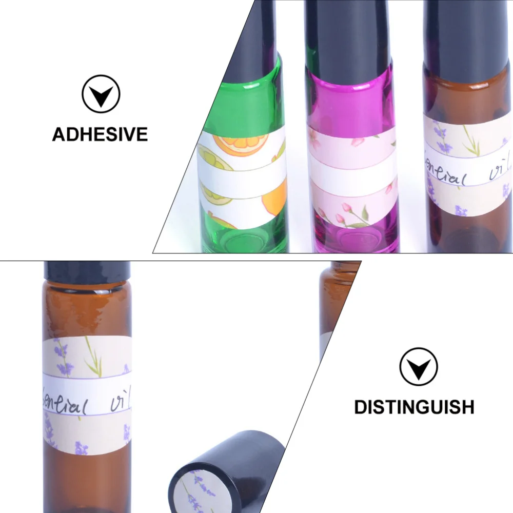 

10pcs Blank Essential Oil Bottle Labels Cosmetic Self Adhesive Stickers Tags