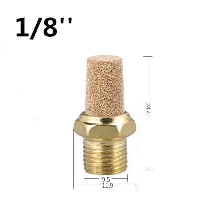 

Латунный пневматический фильтр глушителя M5