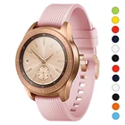 Ремешок силиконовый для Samsung Galaxy Watch 4 classic Active 2 Gear S3 S2, браслет для смарт-часов HUAWEI watch gt22epro, 20 мм 22 мм