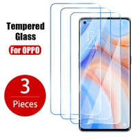 3pcs screen protector glass for oppo a91 a72 a73 5g a92 a5 a9 2020 phone glass for oppo a53 a52 a54 a55 a32 a31 a74 glass