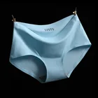 Трусы женские бесшовные, повседневные Мягкие однотонные, пикантное нижнее белье, трусы-невидимки, интимное белье