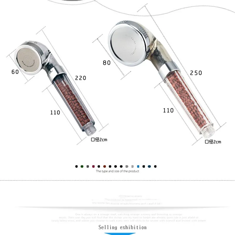 

SPA Spa Beauty negative ion shower nozzle water-saving filter can be removed and washed shower shower explosion-proof fall resis