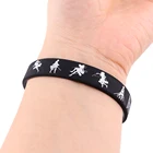 Японский аниме атакующий гигантский спортивный фитнес J3268 силиконовый резиновый эластичный Браслет-манжета баскетбольный браслет на запястье