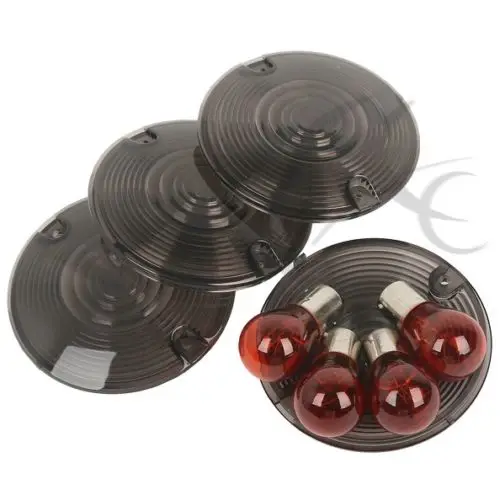 

Мотоциклетные лампы для указателей поворота, 4 шт., для Harley Touring FL Electra Tour Glide Road King FLT FLHR FLSTC FXRD FXRT