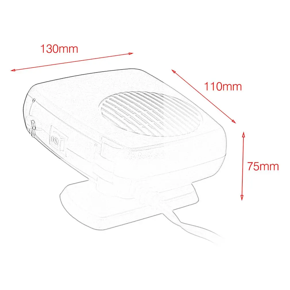 Автомобильный обогреватель вентилятор 2 в 1 автомобильный обогревающий