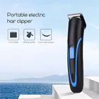 Электрическая машинка для стрижки волос, Аккумуляторный портативный триммер для бороды, бритва, машинка для стрижки волос