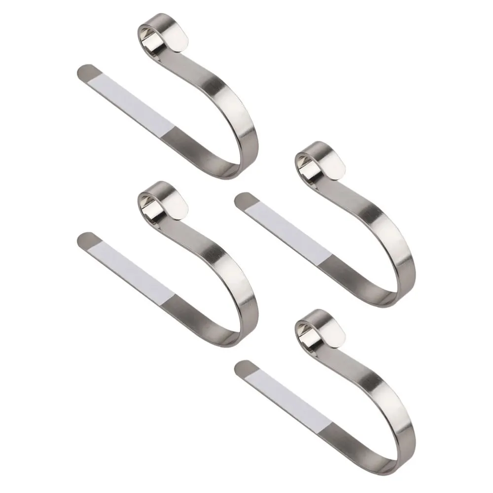 

4pcs Christmas Sock Fireplace Hooks Pendant Hooks Fireplace Hanging Hooks