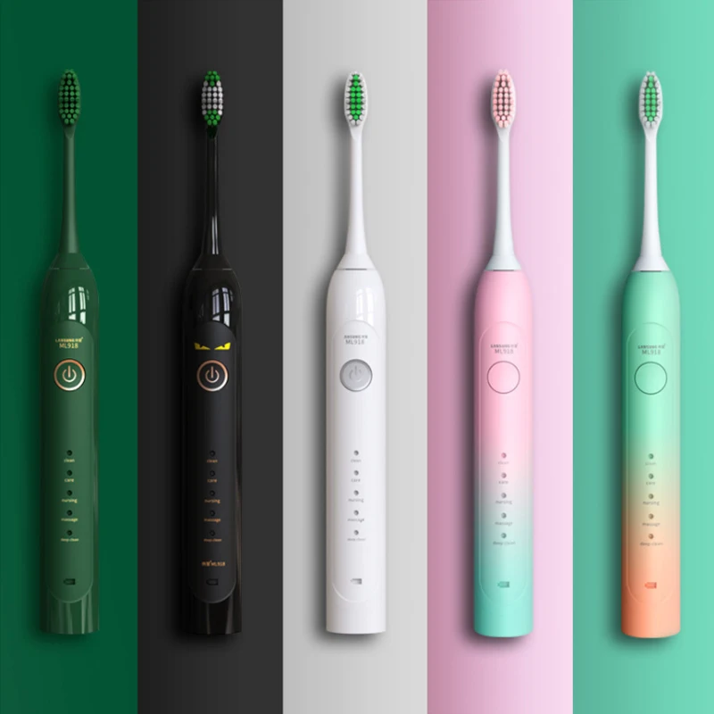 

Sonic Toothbrush Lansung Smart Acoustic Wave Electric Tooth Brush for Girl Women Rechargeable Personal Oral Teeth Care Appliance