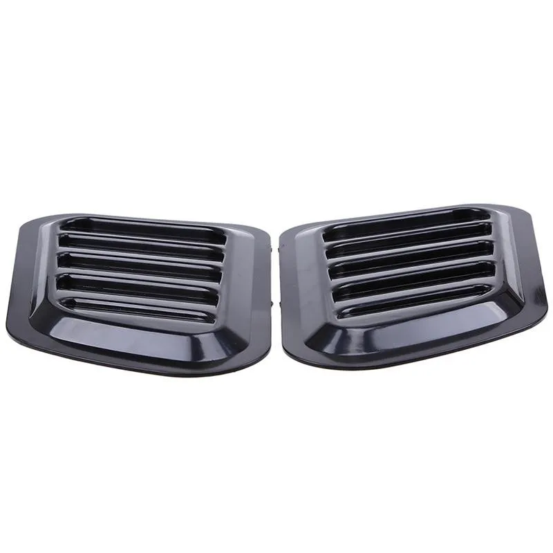 

1 Pair Universal Car Sticker ABS Decorative Air Flow Intake Bonnet Vent Cover Hood New Drop shipping