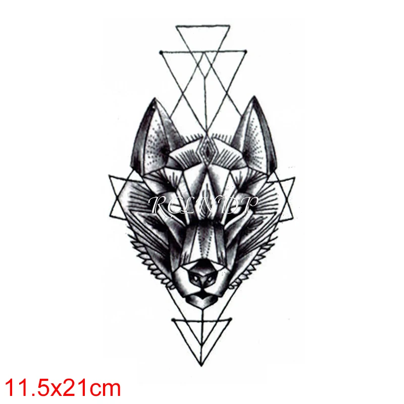 Водостойкие временные татуировки наклейки бабочка тигр лицо кошка животное