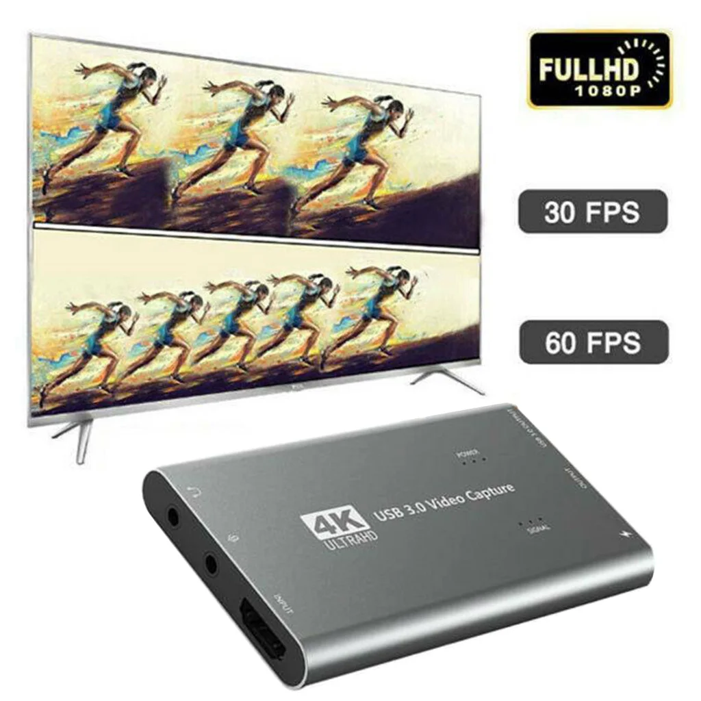 

HDMI Capture Card, USB 3.0 4K Audio Video Capture Device, HDMI to USB Video Capture Card, GUERMOK USB 3.0 Audio Capture Card